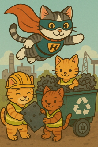 Um pedido do Hero Cat para as indústrias do ABC