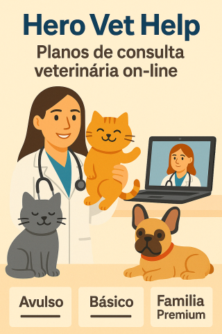 Hero Vet Help Atendimento veterinário online 